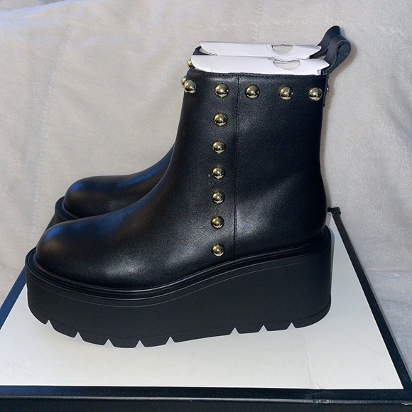 NWT J/SLIDES VICEROY Black Leather Boots - Picture 12 of 16